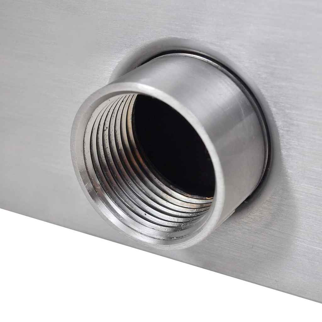 Σιντριβάνι Πισίνας Ορθογώνιο με LED 30 εκ. από Ανοξείδωτο Ατσάλι - Pakobazaar