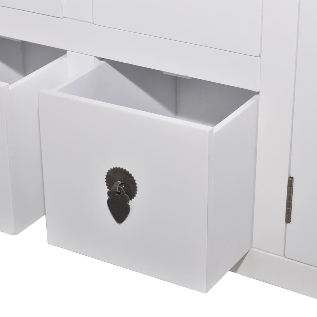 Μπουφές Ασιατικού Στιλ με 8 Συρτάρια και 2 Πόρτες Ξύλινος - PAKOBAZAAR