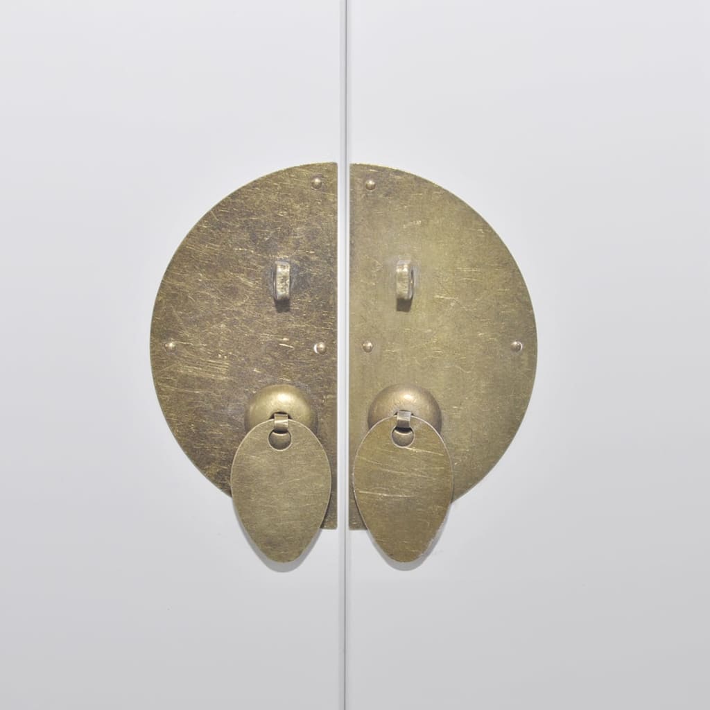 Μπουφές Ασιατικού Στιλ με 8 Συρτάρια και 2 Πόρτες Ξύλινος - PAKOBAZAAR