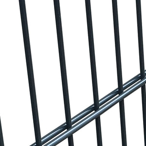 Πόρτα Περίφραξης 2D (Μονή) Ανθρακί Γκρι 100x80 εκ. - PAKOBAZAAR