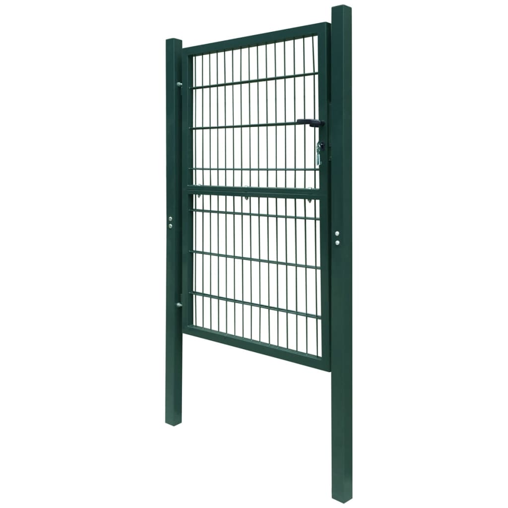 Πόρτα Περίφραξης 2D (Μονή) Πράσινη 100x120 εκ. - PAKOBAZAAR