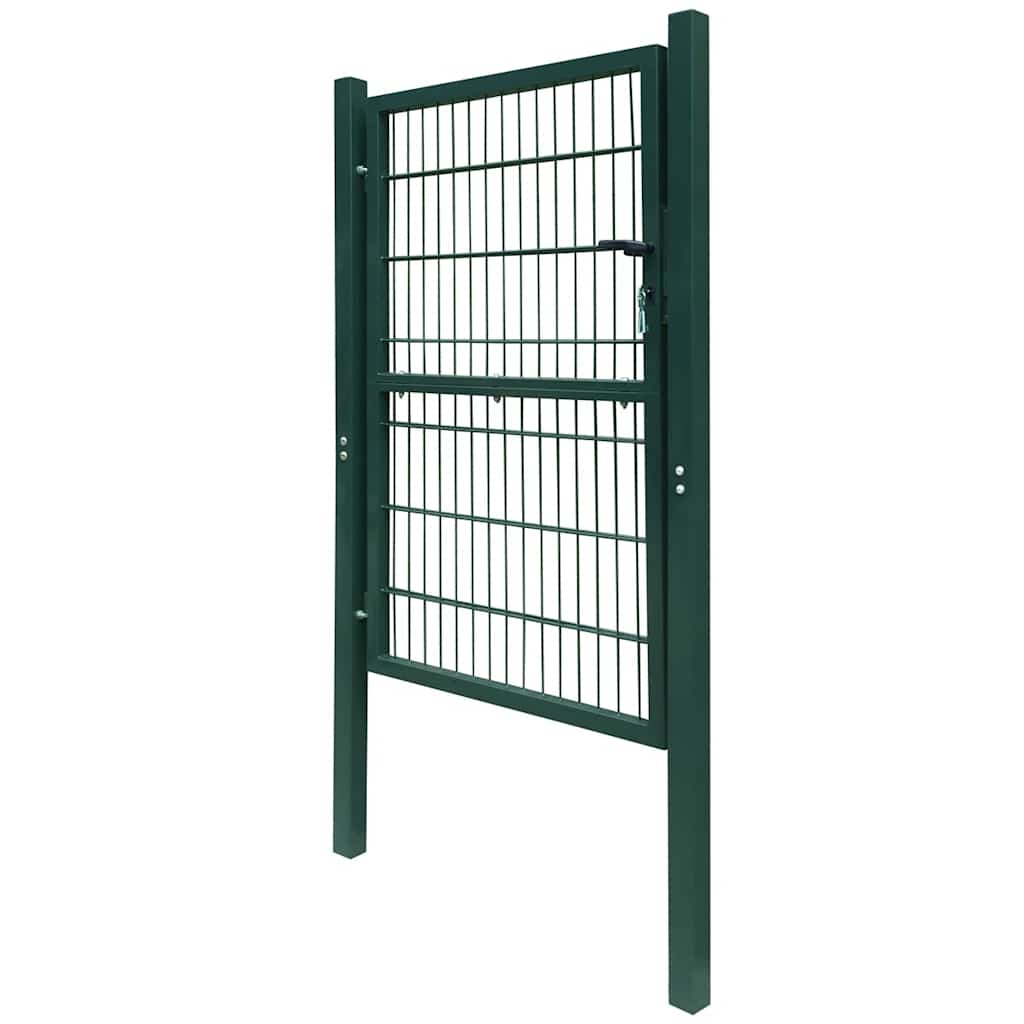 Πόρτα Περίφραξης 2D (Μονή) Πράσινη 100x180 εκ. - PAKOBAZAAR