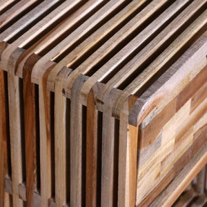 Κομοδίνο με Συρτάρι από Ανακυκλωμένο Ξύλο Teak - PAKOBAZAAR