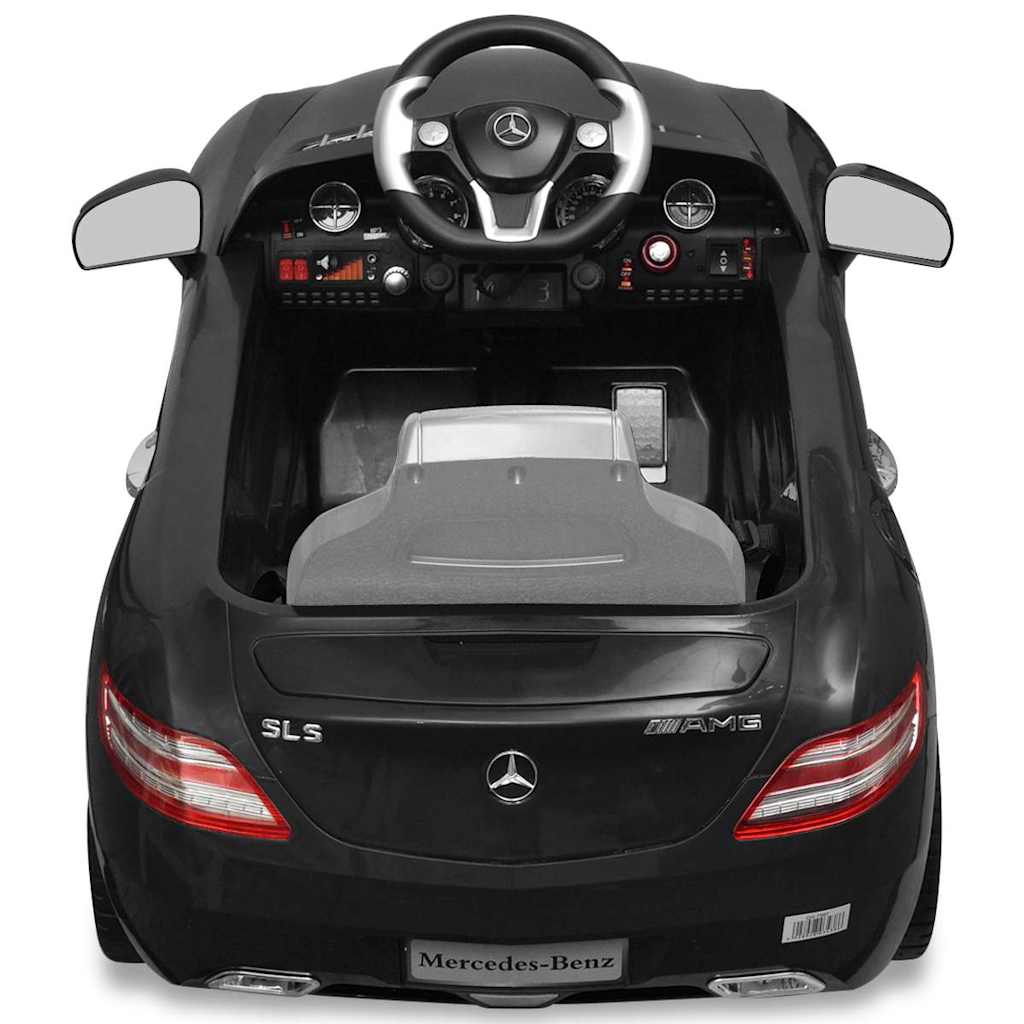 Mercedes Benz Αυτοκίνητο Ηλεκτροκίνητο SLS AMG Μαύρο, Τηλεχειριστήριο - Pakobazaar