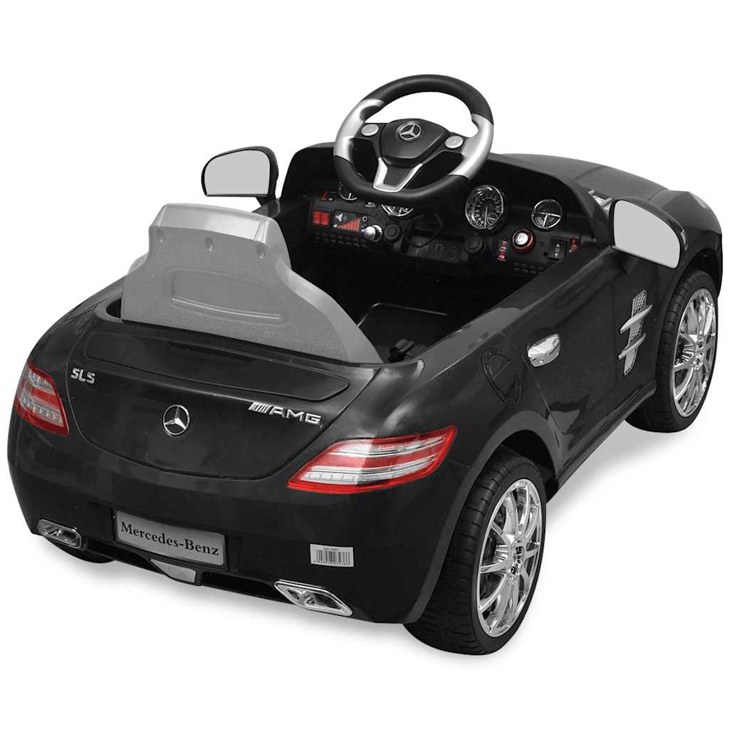 Mercedes Benz Αυτοκίνητο Ηλεκτροκίνητο SLS AMG Μαύρο, Τηλεχειριστήριο - Pakobazaar