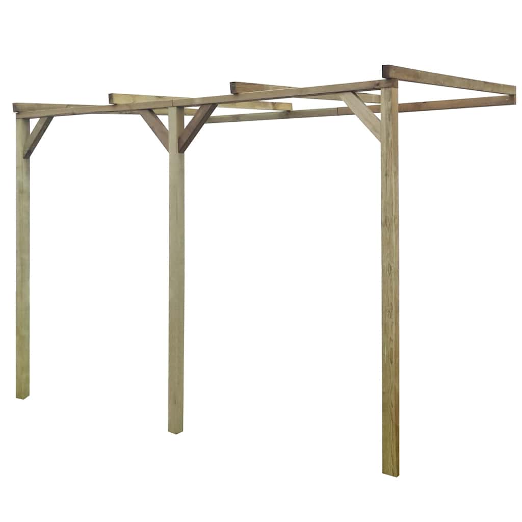 Πέργκολα Στηριζόμενη 2 x 3 x 2,2 μ. Ξύλινη - Pakobazaar