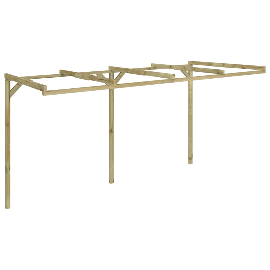 Πέργκολα Στηριζόμενη 2 x 4 x 2,2 μ. Ξύλινη - Pakobazaar