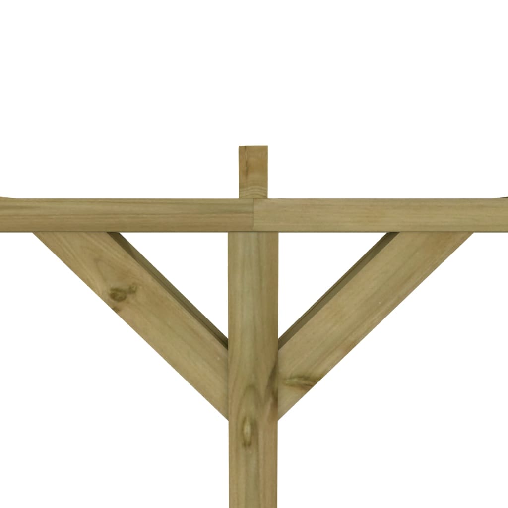 Πέργκολα Στηριζόμενη 2 x 4 x 2,2 μ. Ξύλινη - Pakobazaar