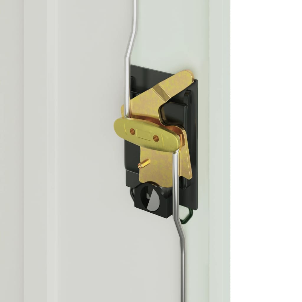 Ντουλάπι Γραφείου με 2 Πόρτες Γκρι 90 εκ. Ατσάλινο - Pakobazaar