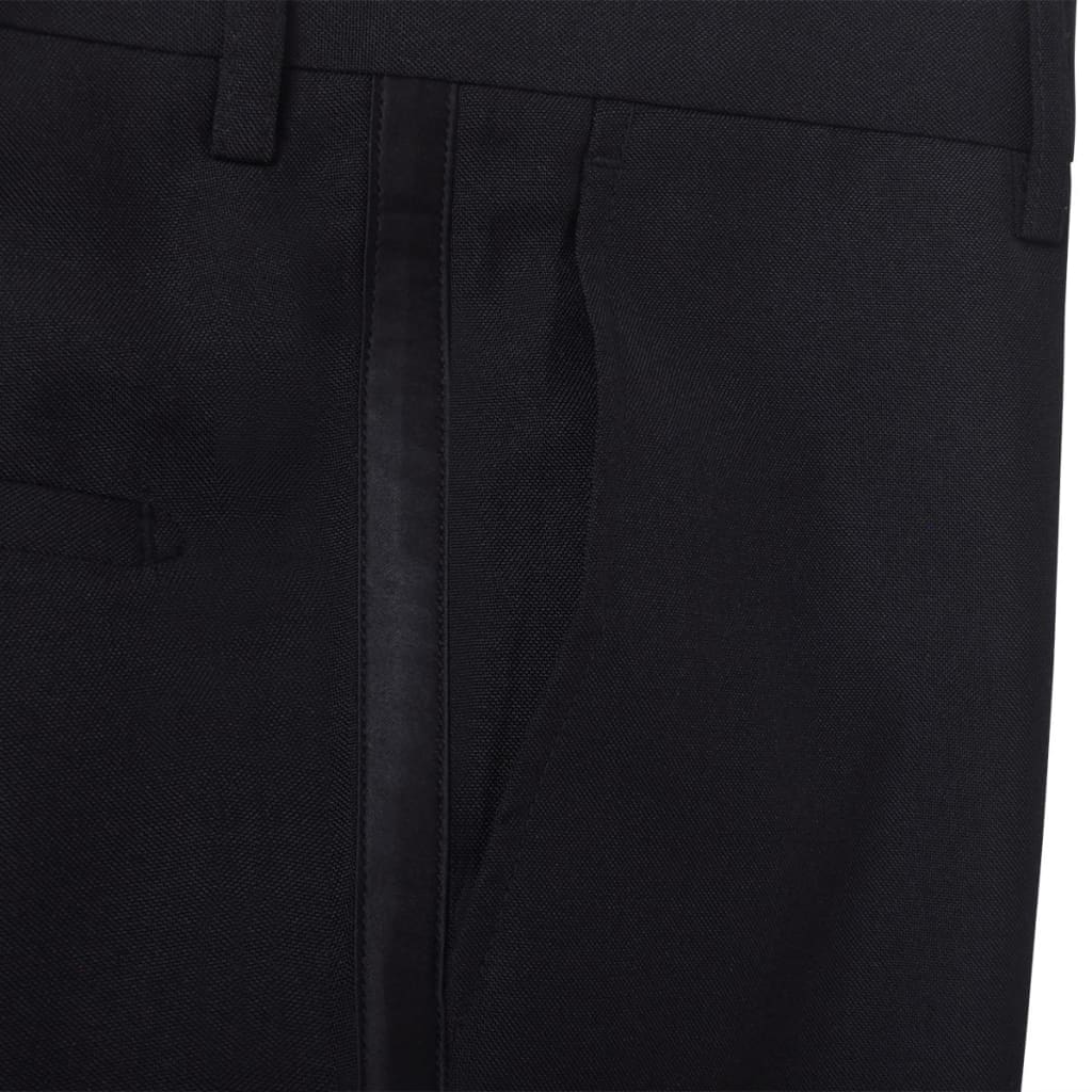 Κοστούμι Ανδρικό Black Tie/Σμόκιν Δύο Τεμαχίων Μαύρο Μέγεθος 46 - Pakobazaar