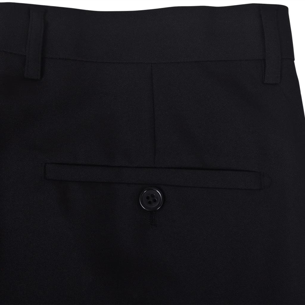 Κοστούμι Ανδρικό Black Tie/Σμόκιν Δύο Τεμαχίων Μαύρο Μέγεθος 46 - Pakobazaar