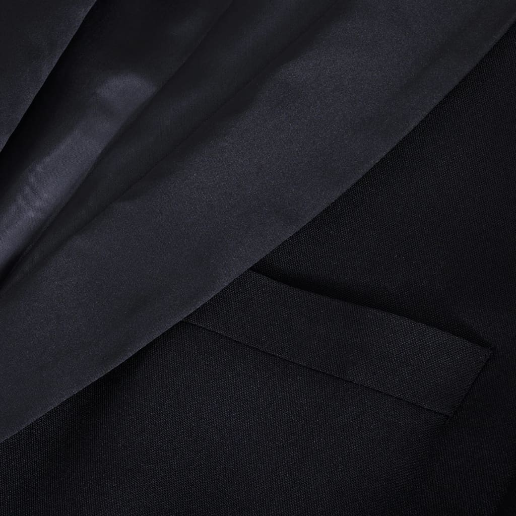 Κοστούμι Ανδρικό Black Tie/Σμόκιν Δύο Τεμαχίων Μαύρο Μέγεθος 46 - Pakobazaar