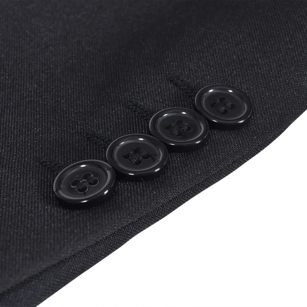 Κοστούμι Ανδρικό Black Tie/Σμόκιν Δύο Τεμαχίων Μαύρο Μέγεθος 46 - Pakobazaar