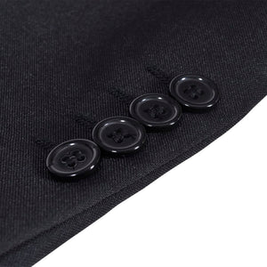 Κοστούμι Ανδρικό Black Tie/Σμόκιν Δύο Τεμαχίων Μαύρο Μέγεθος 46 - Pakobazaar