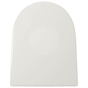 Κάλυμμα Λεκάνης με Soft Close & Quick Release Τετράγωνο Λευκό - PAKOBAZAAR