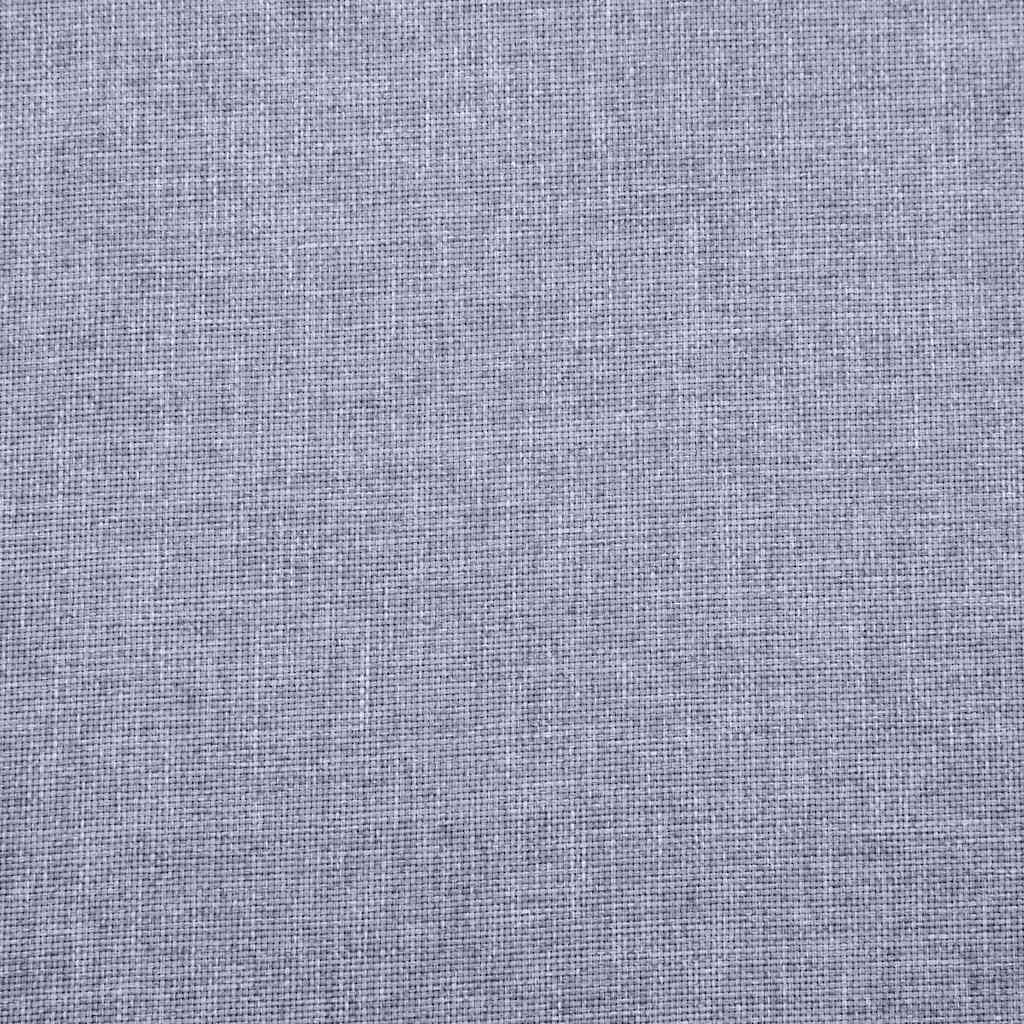 Καναπές Διθέσιος Ανοιχτό Γκρι Υφασμάτινος - PAKOBAZAAR