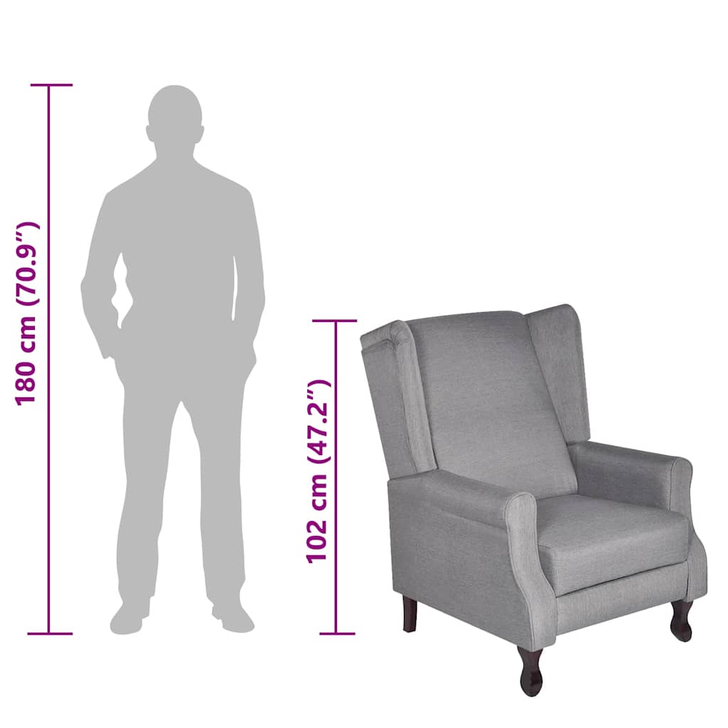 Πολυθρόνα Γκρι Υφασμάτινη - PAKOBAZAAR