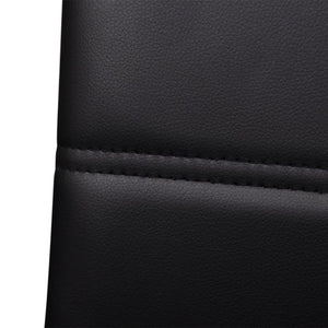 Καρέκλες Τραπεζαρίας «Πρόβολος» 2 τεμ. Μαύρες Συνθετικό Δέρμα - PAKOBAZAAR