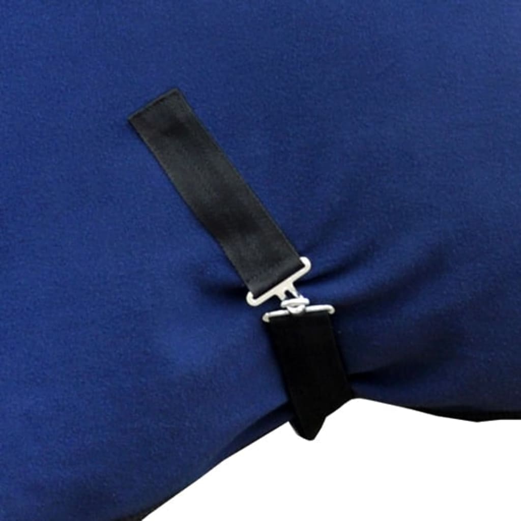Κουβέρτα Αλόγου με Ιμάντες Μπλε 145 εκ. από Fleece