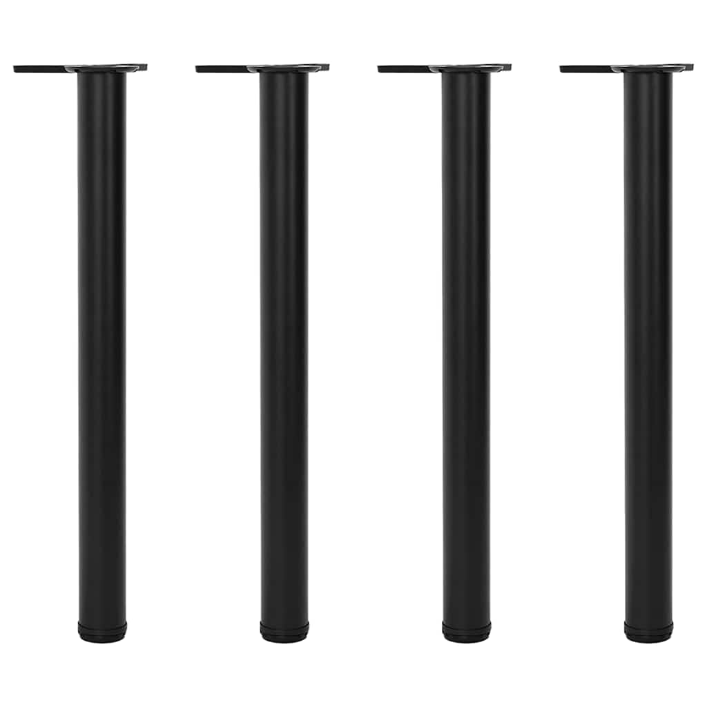 Πόδια Τραπεζιού Ρυθμιζόμενα Καθ' Ύψος 4 τεμ. Μαύρα 710 χιλ. - PAKOBAZAAR