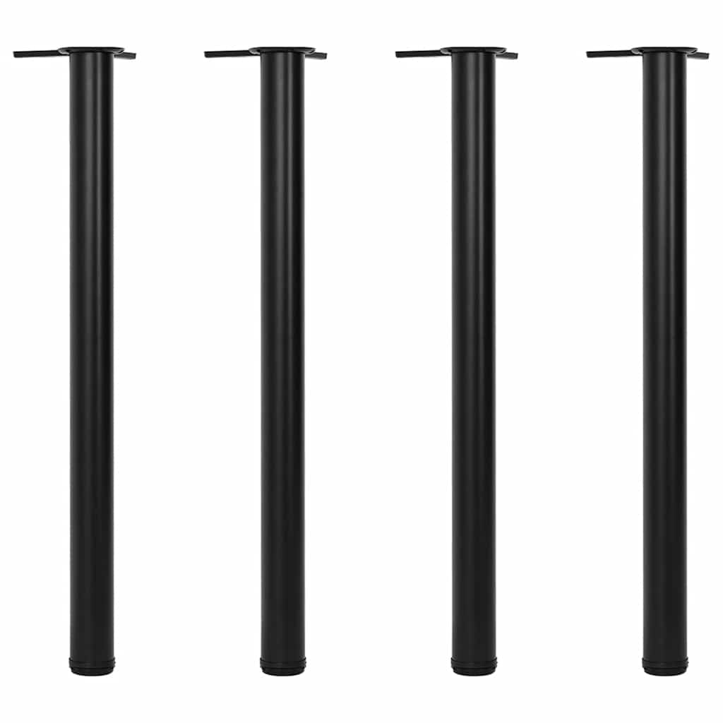 Πόδια Τραπεζιού Ρυθμιζόμενα Καθ' Ύψος 4 τεμ. Μαύρα 870 χιλ - PAKOBAZAAR