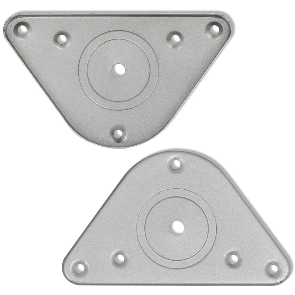 242142 4 Height Adjustable Table Legs Chrome 710 mm - PAKOBAZAAR