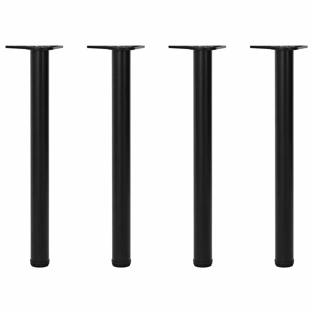 Πόδια Τραπεζιού Ρυθμιζόμενα Καθ' Ύψος 4 τεμ. Μαύρα 710 χιλ. - PAKOBAZAAR