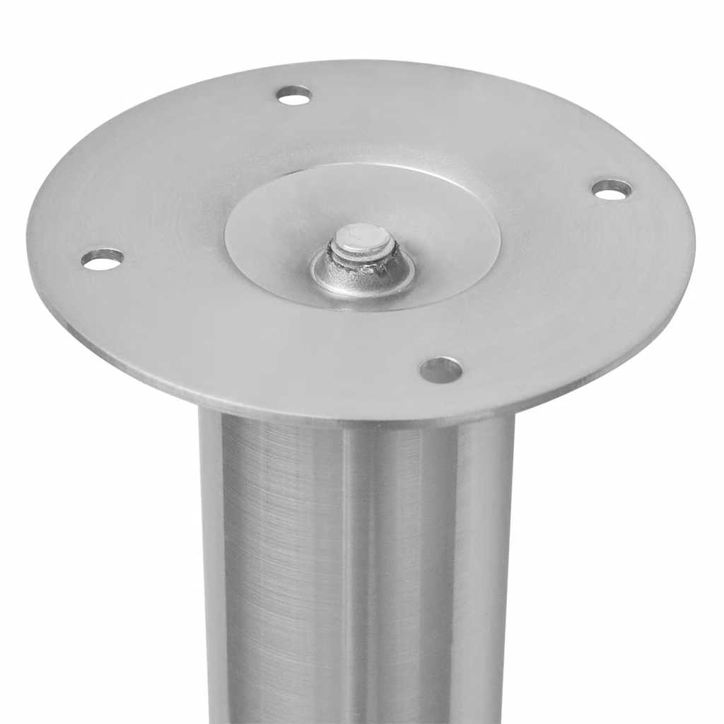 Πόδια Τραπεζιού Τηλεσκοπικά 2 τεμ. Ανοξείδωτος χάλυβας 710 χιλ.-1100 χιλ. - PAKOBAZAAR