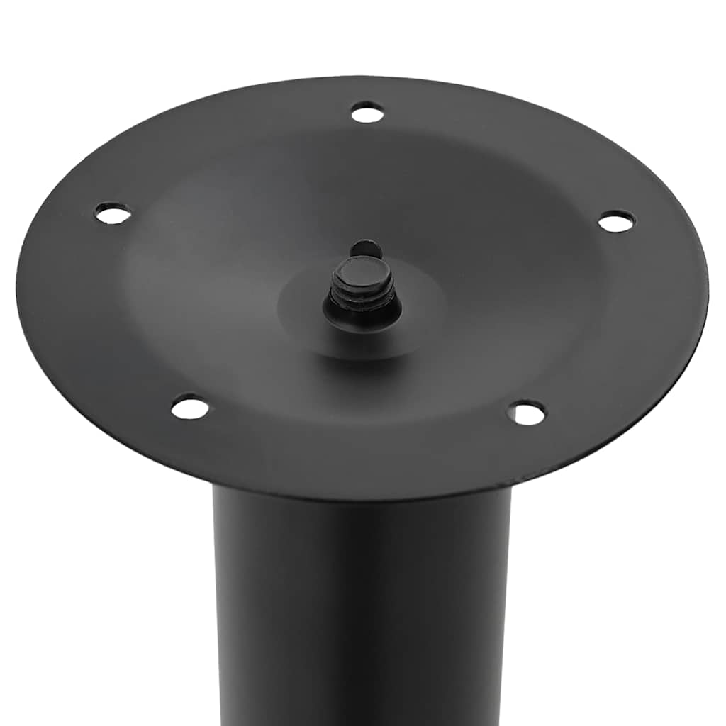 Πόδια Τραπεζιού Τηλεσκοπικά 2 τεμ. Μαύρα 710 χιλ.-1100 χιλ. - PAKOBAZAAR