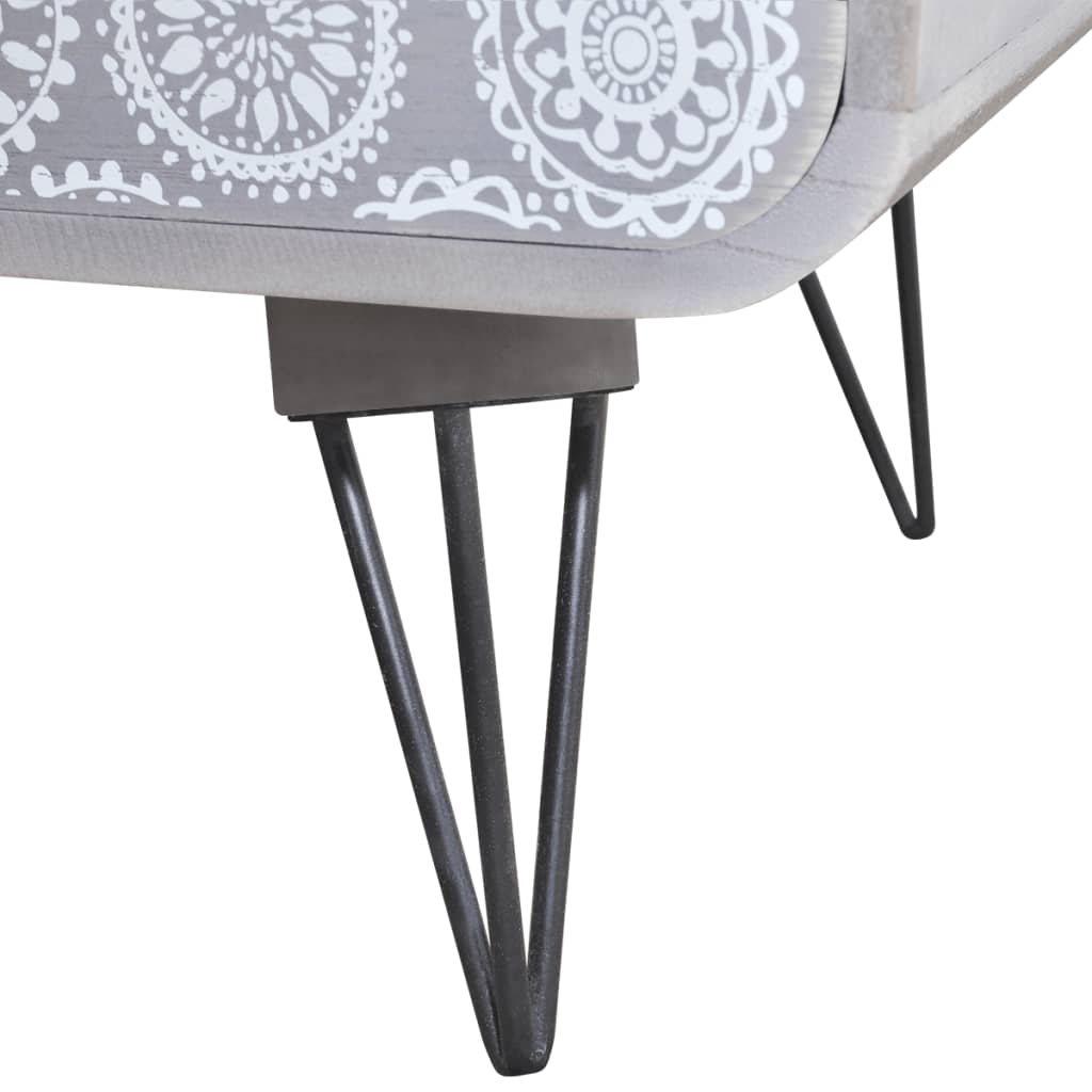 Συρταριέρα με 3 Συρτάρια Γκρι - PAKOBAZAAR