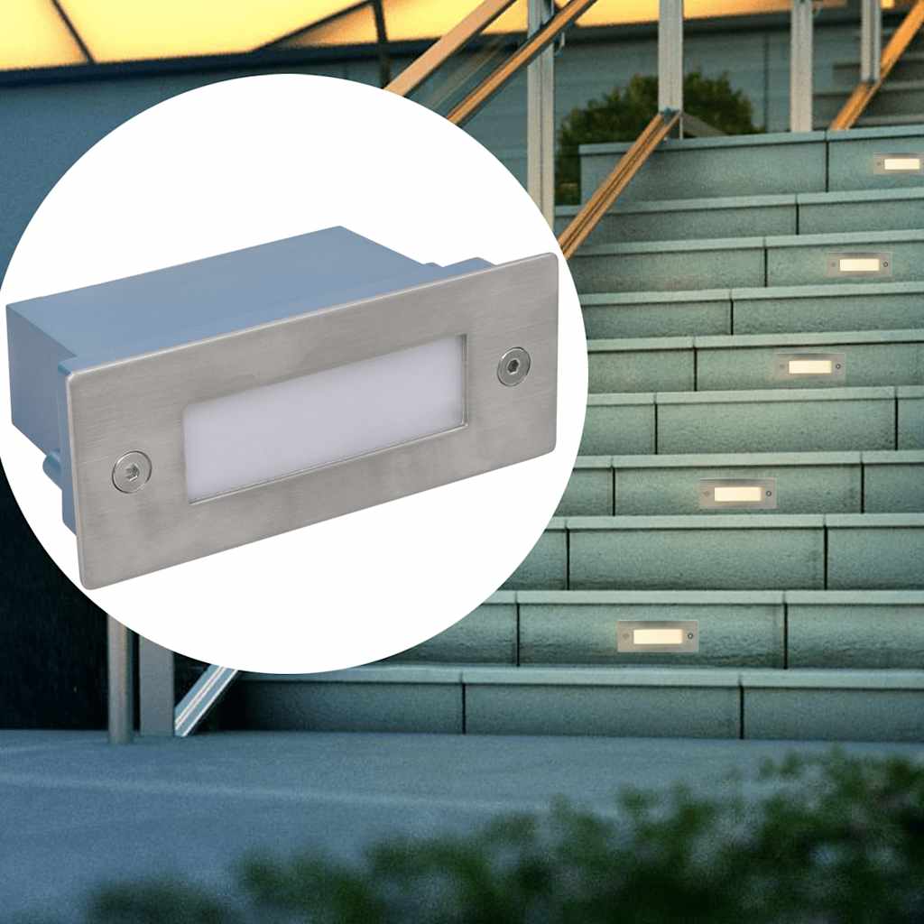 Φωτιστικά Σκάλας Χωνευτά 2 Τεμ. 44 x 111 x 56 χιλ. - Pakobazaar