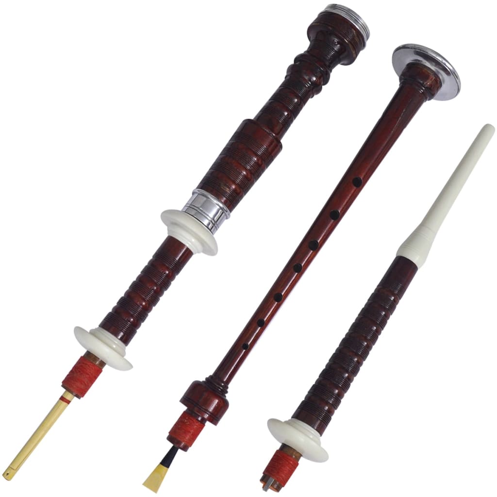 Γκάιντα Σκωτσέζικη με Σχέδιο Σκωτσέζικο Καρό Κόκκινη - Pakobazaar