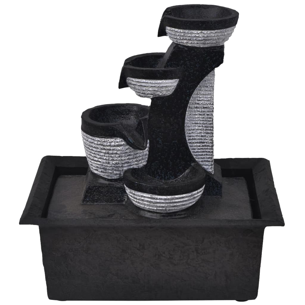 Σιντριβάνι Εσωτερικού Χώρου με Φωτισμό LED από Συνθετική Ρητίνη - Pakobazaar