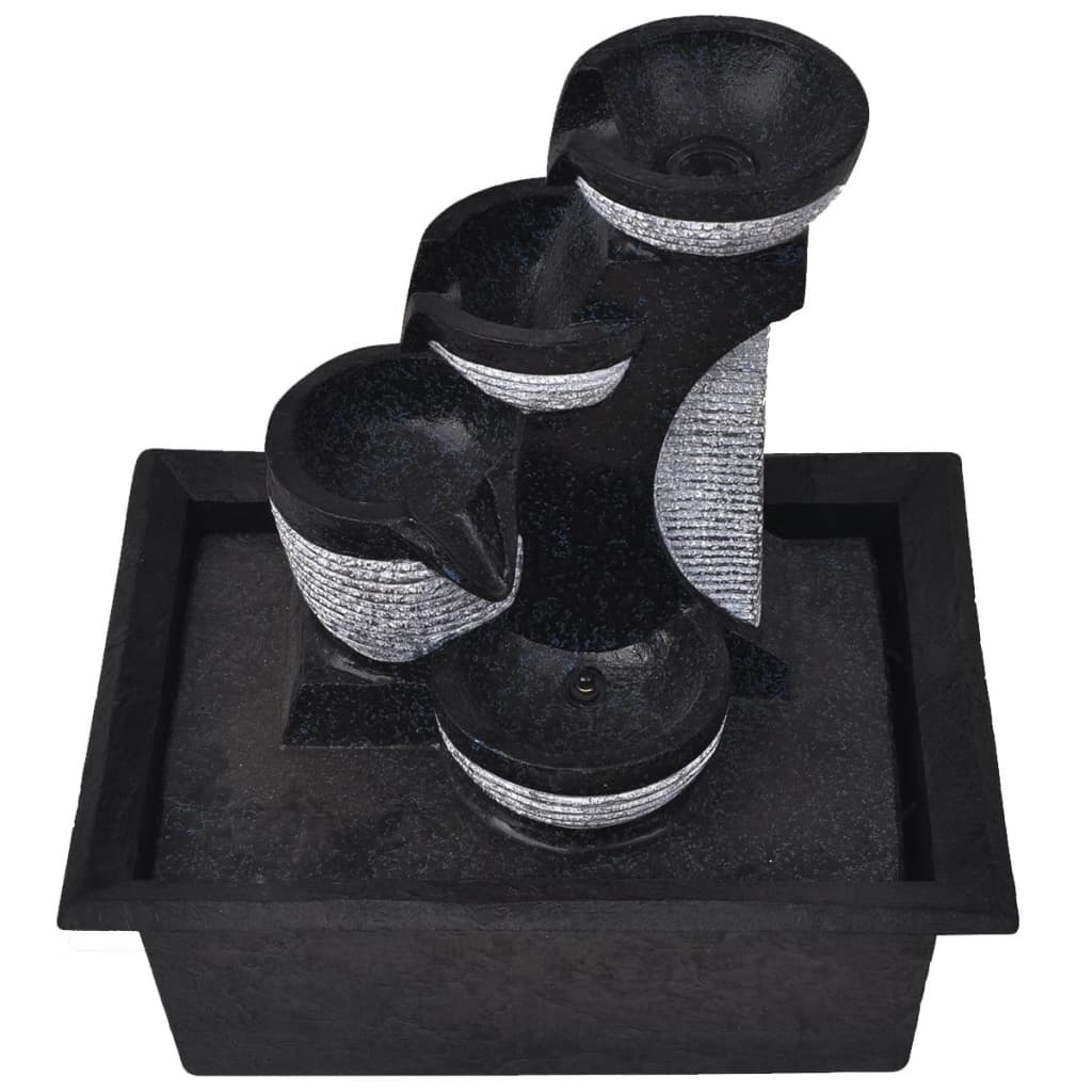 Σιντριβάνι Εσωτερικού Χώρου με Φωτισμό LED από Συνθετική Ρητίνη - Pakobazaar