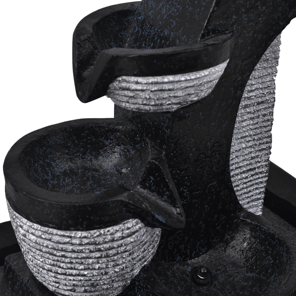 Σιντριβάνι Εσωτερικού Χώρου με Φωτισμό LED από Συνθετική Ρητίνη - Pakobazaar