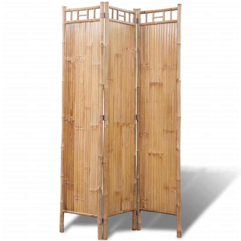 Διαχωριστικό Δωματίου με 3 Πάνελ Μπαμπού