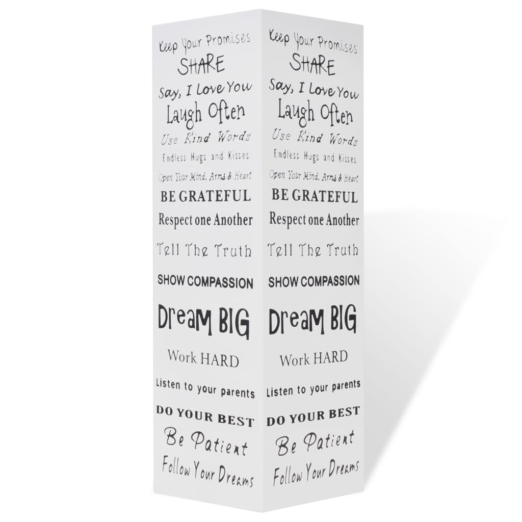 Ομπρελοθήκη Τετράγωνη / Σταντ για Μπαστούνια Λευκή 48,5 εκ. Ατσάλινη - PAKOBAZAAR