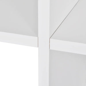 242552  Staircase Bookcase/Display Shelf 107 cm White - PAKOBAZAAR