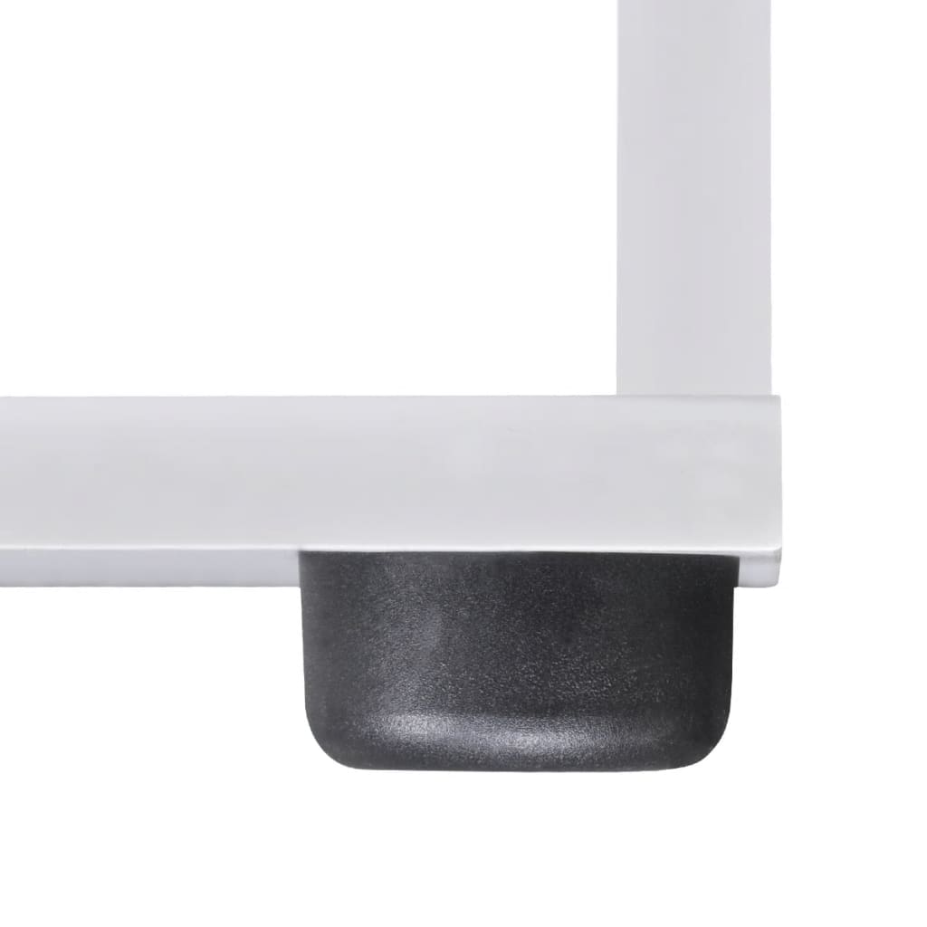 242552  Staircase Bookcase/Display Shelf 107 cm White - PAKOBAZAAR