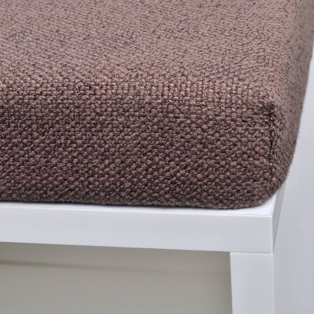 Πάγκος Αποθήκευσης Παπουτσιών με 10 Τμήματα Λευκός - PAKOBAZAAR