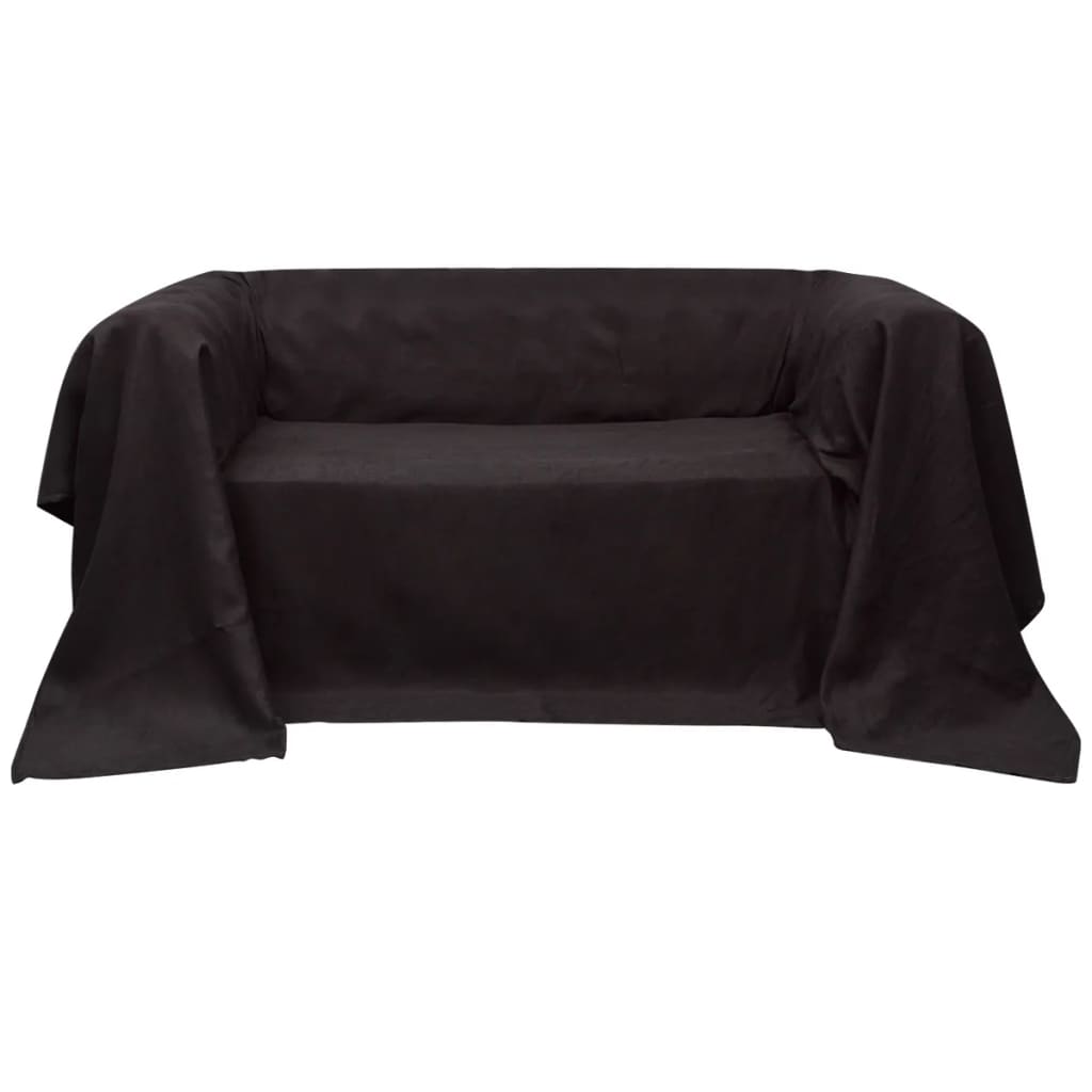 Κάλυμμα Καναπέ Καφέ 140 x 210 εκ. από Micro-suede - PAKOBAZAAR