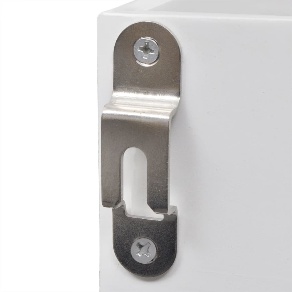 Ντουλάπι Επιτοίχιο /Βιτρίνα/Ραφιέρα Βιβλίων/DVD/Ποτηριών Λευκό από MDF - Pakobazaar