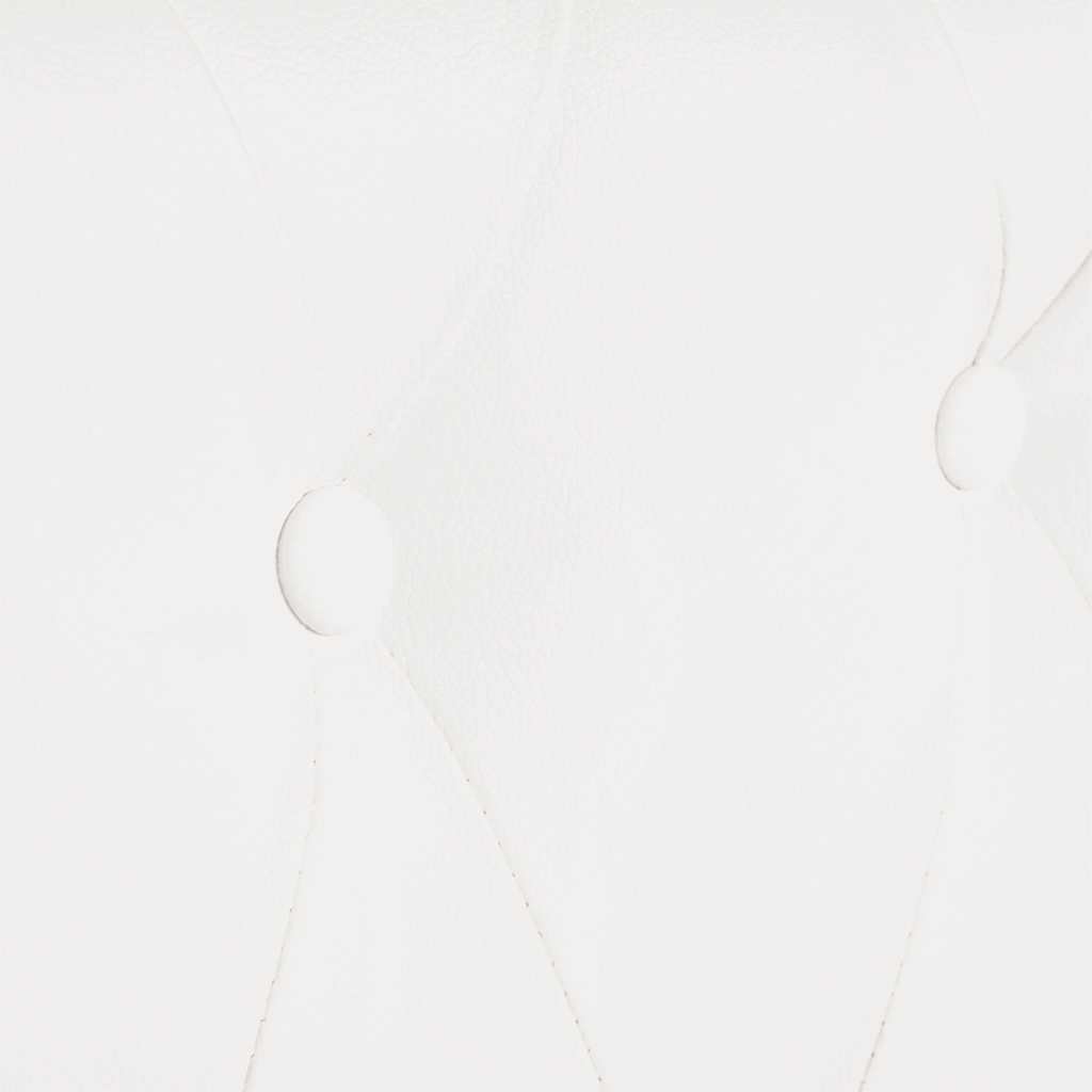 Καναπέδες Chesterfield Διθέσιος + Τριθέσιος Λευκό Συνθ. Δέρμα - PAKOBAZAAR