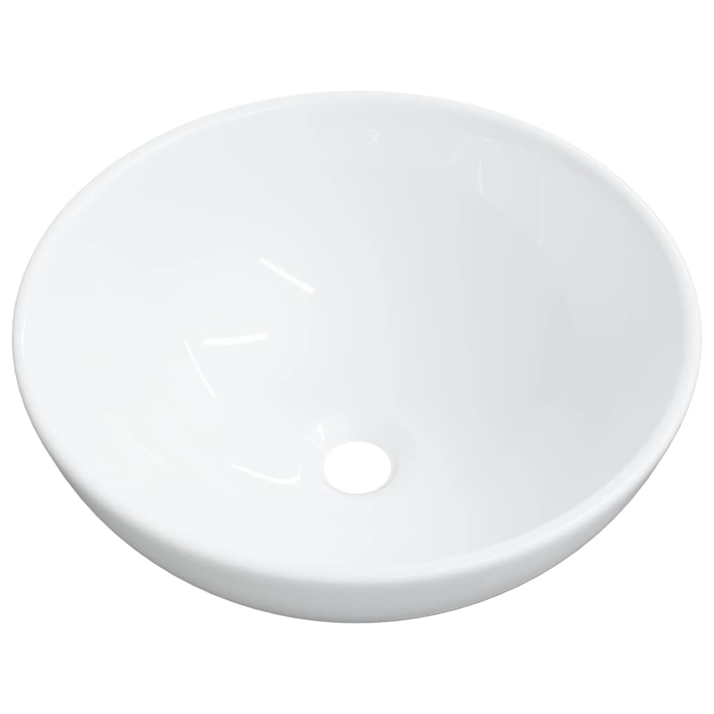 Νιπτήρας Λευκός Κεραμικός 28x28x10 εκ. - PAKOBAZAAR