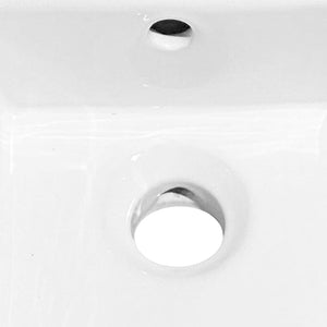Νιπτήρας Λευκός 48 x 25 x 15 εκ. Κεραμικός - PAKOBAZAAR