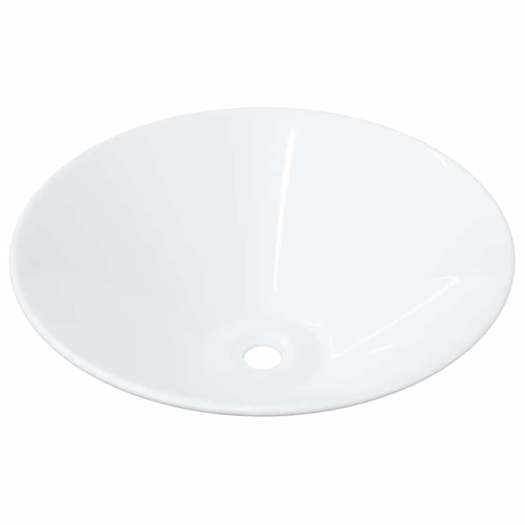 Νιπτήρες 2 Τεμ. Λευκοί 42 x 42 x 14 εκ. Κεραμικοί - Pakobazaar