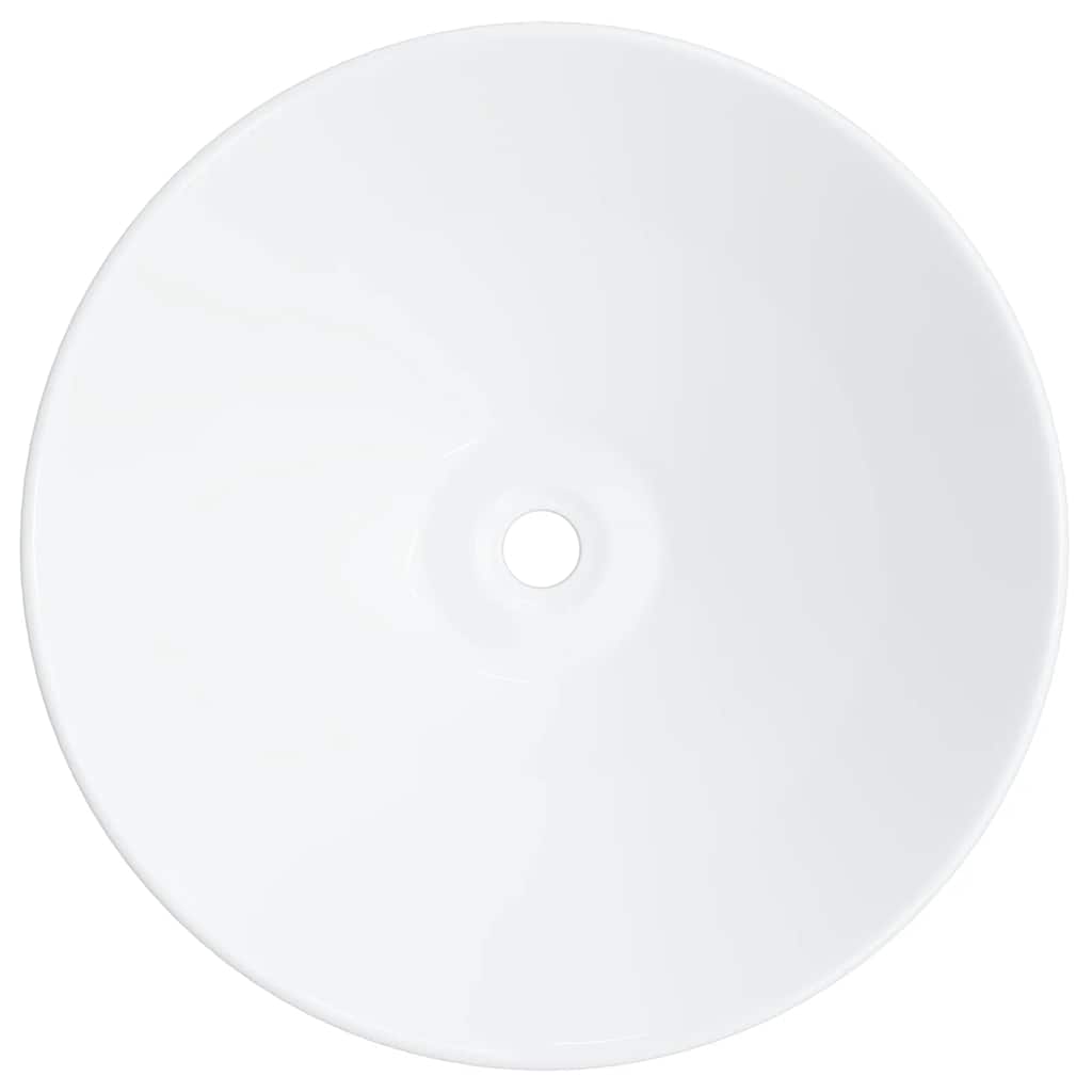 Νιπτήρες 2 Τεμ. Λευκοί 42 x 42 x 14 εκ. Κεραμικοί - Pakobazaar