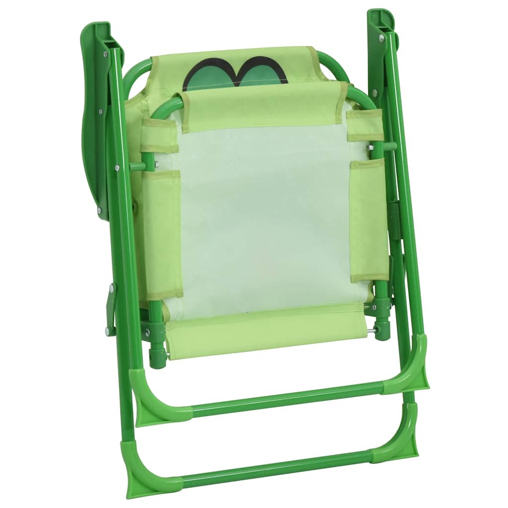 Σετ Επίπλων Bistro Κήπου Παιδικό 3 τεμ. Πράσινο με Ομπρέλα - Pakobazaar