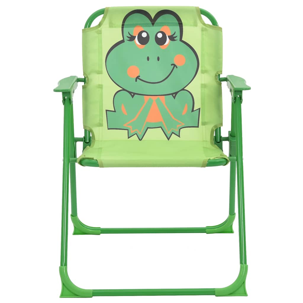 Σετ Επίπλων Bistro Κήπου Παιδικό 3 τεμ. Πράσινο με Ομπρέλα - Pakobazaar