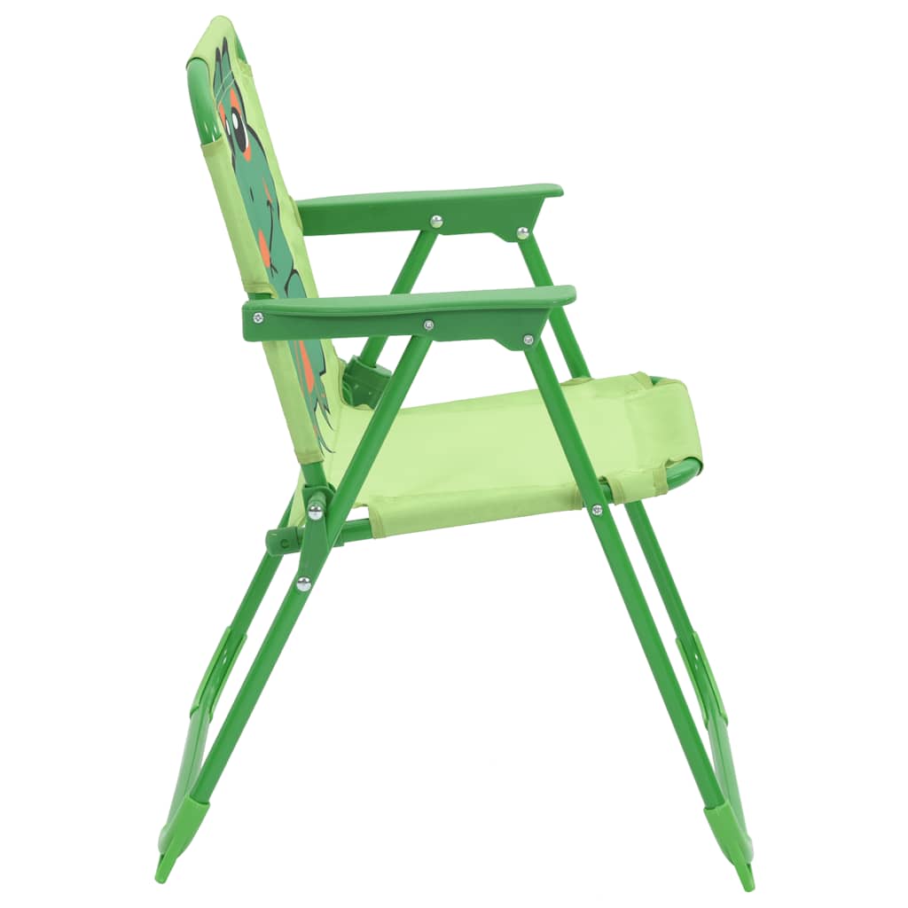 Σετ Επίπλων Bistro Κήπου Παιδικό 3 τεμ. Πράσινο με Ομπρέλα - Pakobazaar